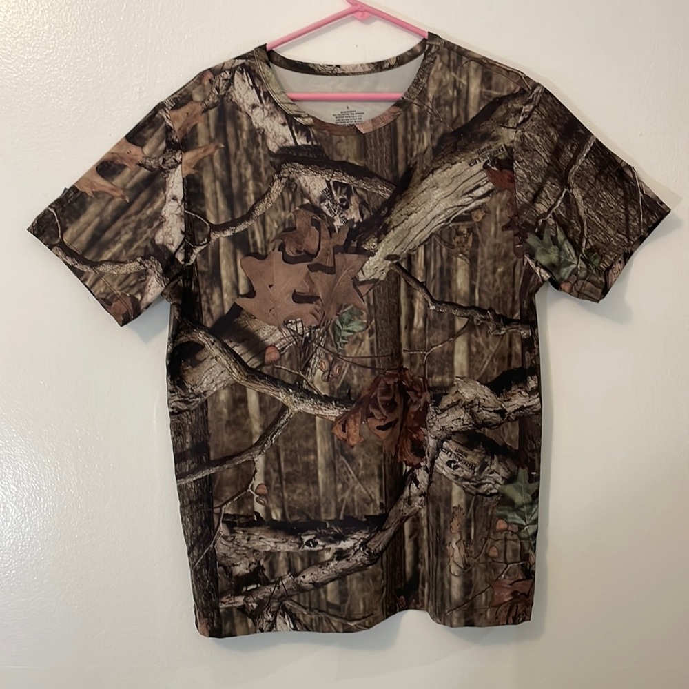 Break-up Infinity large green camouflage t shirt tee hunting